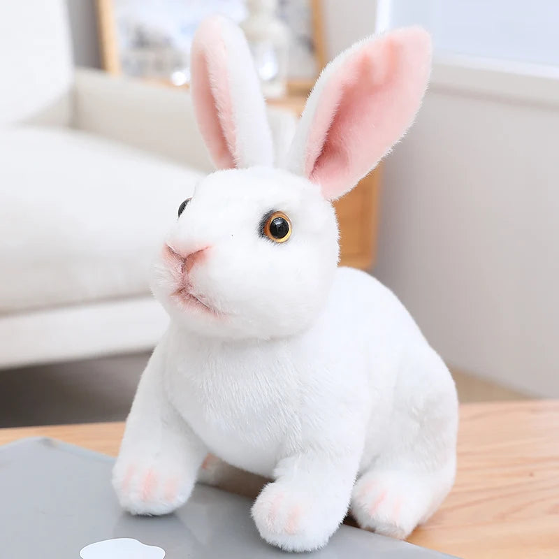 Rabbit Plush Toy Realistic Cute Bunny Plush For Home Decoration And Easter Gift Ideas