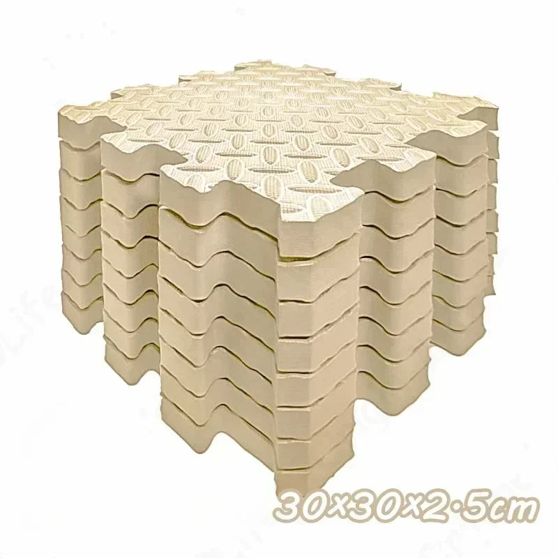 Interlocking EVA Foam Puzzle Floor Mats for Baby Play Mat Tiles 30x30x2.5cm Safe Crawling