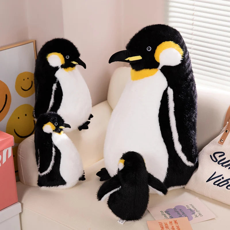 Kawaii Fat Penguin Plush Toy Soft Stuffed Animal Cute Baby Doll Kids Gift for Children Girls Huggable Birthday Toy