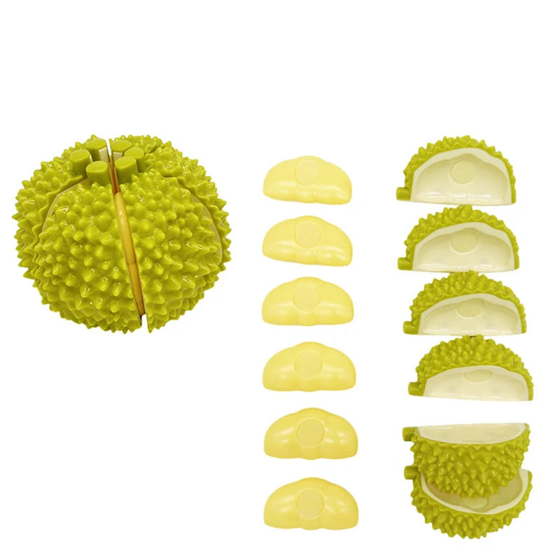 Montessori Chechele Educational Toy Gift Box Paste Simulation Durian Grapefruit Cherry