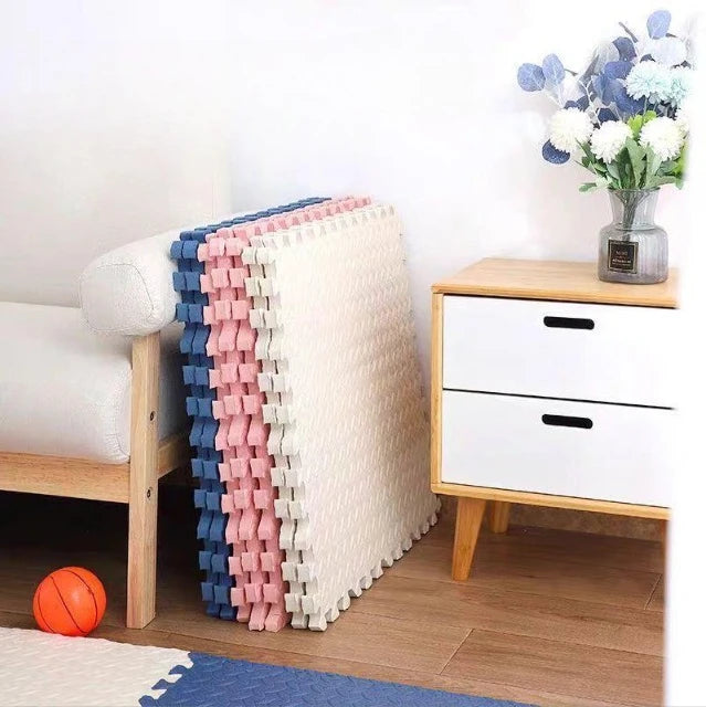 2.5cm Thick Puzzle Mat Children EVA Foam Crawling Board Baby Anti Slip Learning To Walk Carpet Suitable for Living Room Bedroom