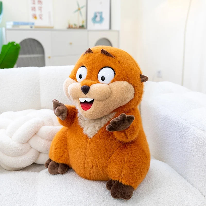Nice Anime Hoppers Plush Cute King Georges Tom Lizard Plush Soft Stuffed Animal Beaver Plushie Doll Toy Birthday Gift For Kid