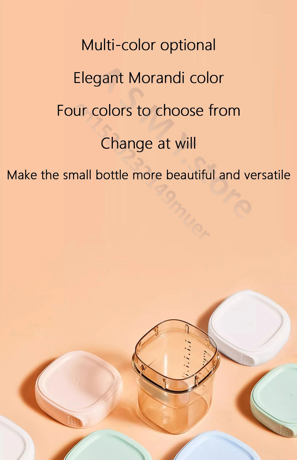 Suitable for hegen bottle accessories,storage box cover/cup cover/handle/dust cover+bottle collar/straw/square bottle universal
