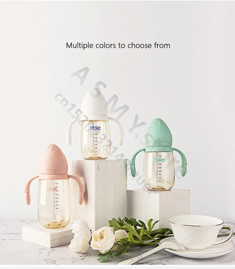Anti-colic bottle/newborn baby bottle/90ML 240ML 300ML PPSU large capacity bottle/wide calibre baby bottle/drinking cup/BPA-free