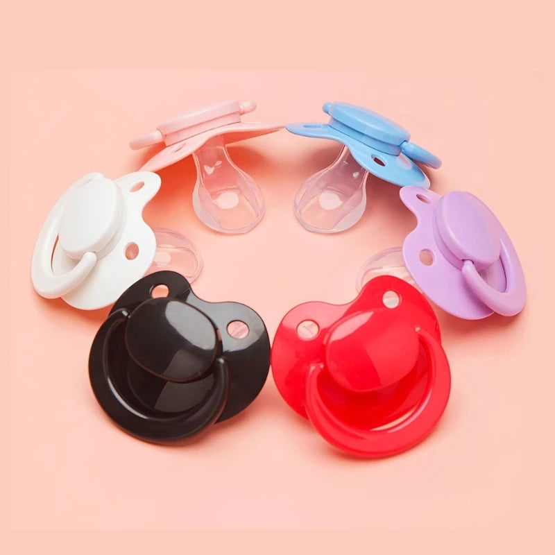 Adult Pacifier for Stress Relief Silicone Simulation Nipple Peace and Relaxation Realistic Soother Toy