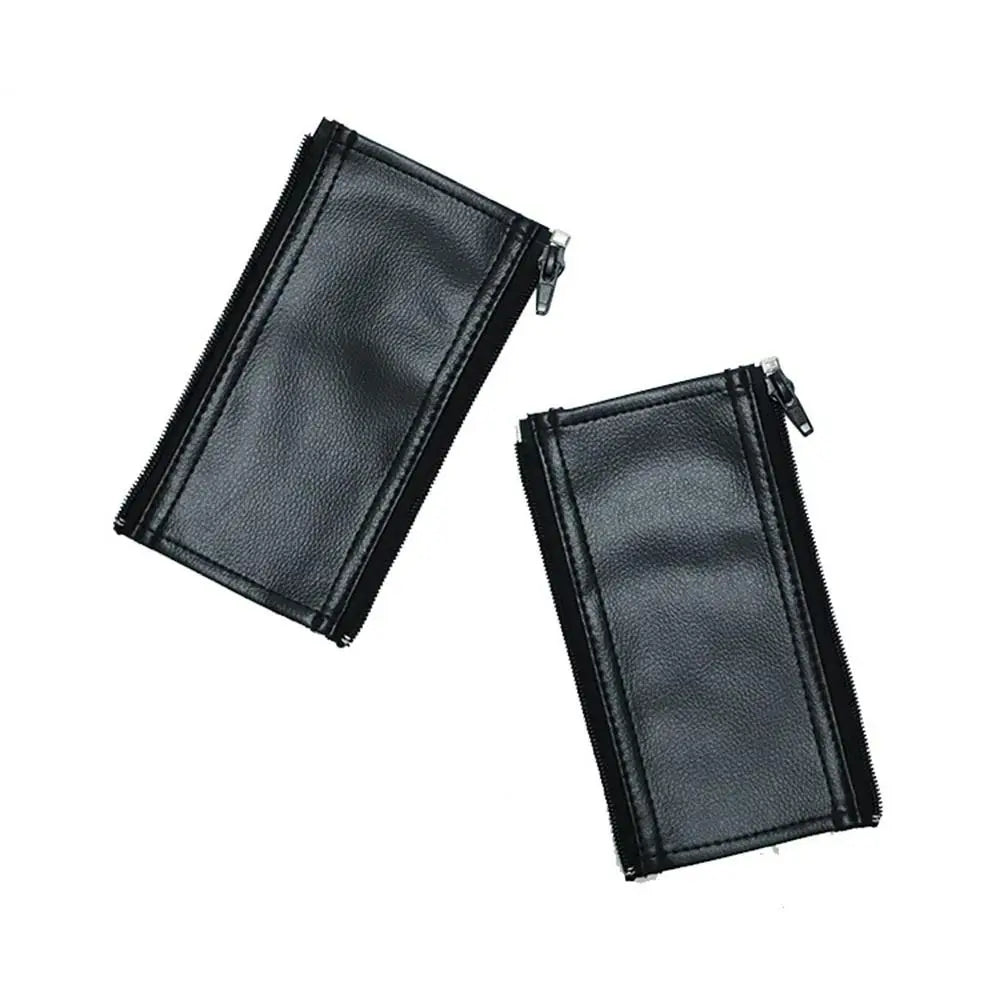 Handle Cover Antifouling Zipper Baby Car Cart Cover Stroller Handle Cover PU Leather Handle Covers Pushchair Armrest Protector