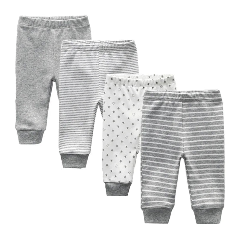 Four Seasons Unisex Newborn Baby Pants 100 Percent Cotton Soft Comfortable Everyday Wear Model Fs Nbp 001