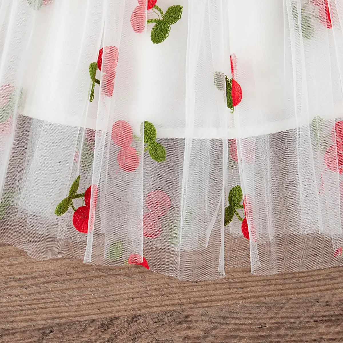 Girls' Dress Summer Lace Floral Print Cute Princess Baby Girl Dress Adorable Wedding Flower Girl Outfit