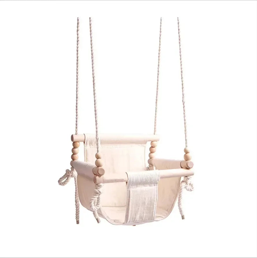 Baby Indoor Hanging Swing Infant Gear Hanging Chair Small Basket Cloth Rocking Chair Household Children Swing Nursery Comfort