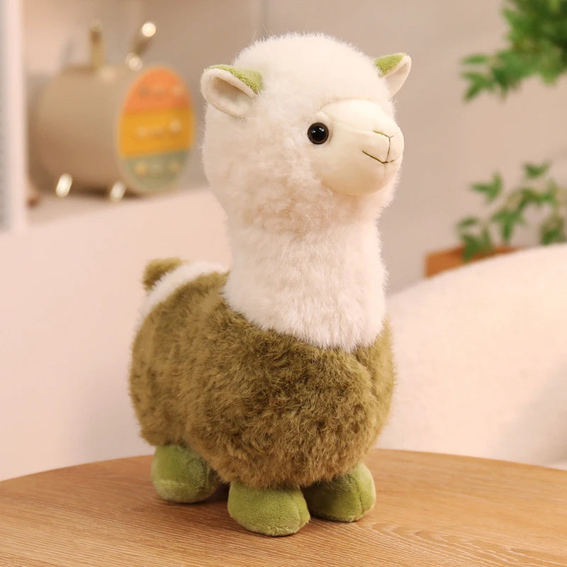 Hot Sale 30cm New Alpaca Plush Toy 3 Colors Cute Animal Doll Soft Cotton Stuffed Doll Home Office Decor Kids Girl Birthday Gift