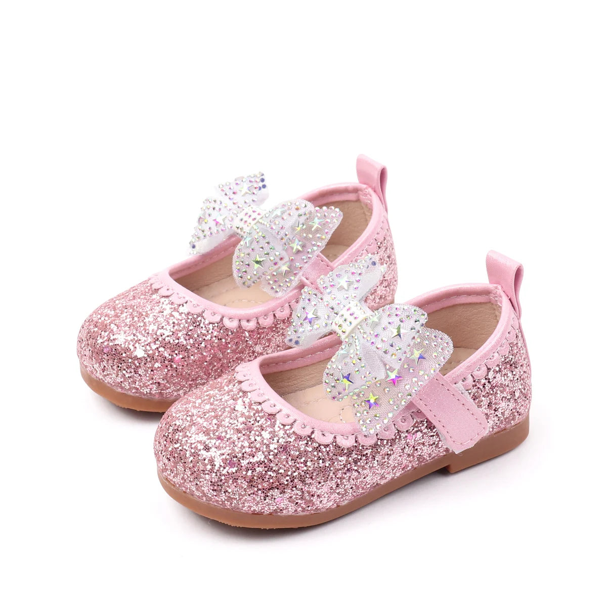 2025 New Summer Autumn Baby Girls First Walking Toddler Shoes Fashion Sequins Baby Girl Sandals For 0-3Y Kids Princess Shoes