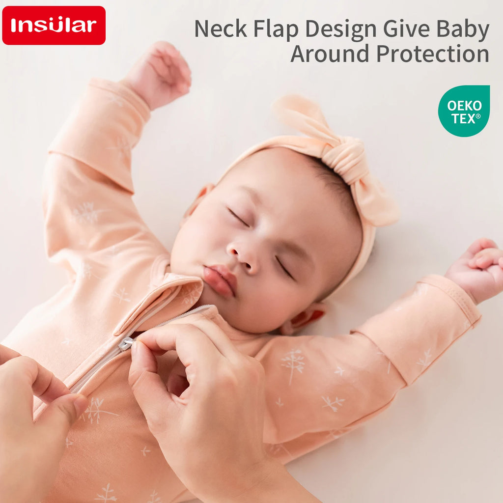 New Long Sleeves Baby Sleeping Bag Cotton Thin Breathable Pajamas Anti-Kicking Cocoon for Newborn Envelope Sleep Sack Bedding