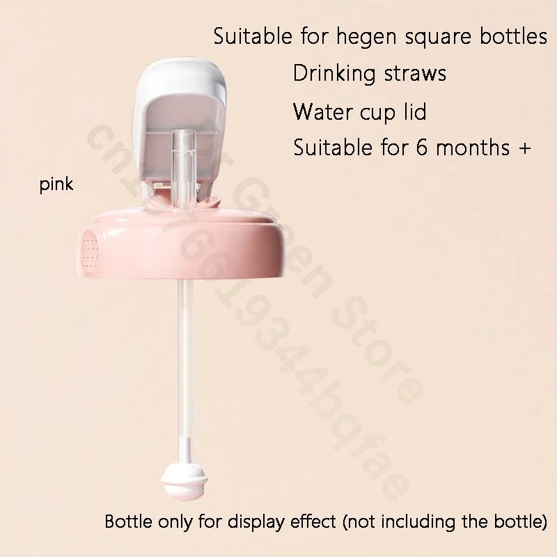 AN PEI Square Bottle Accessories For Hegen Bottles Cup Cover Handle Nipple Universal