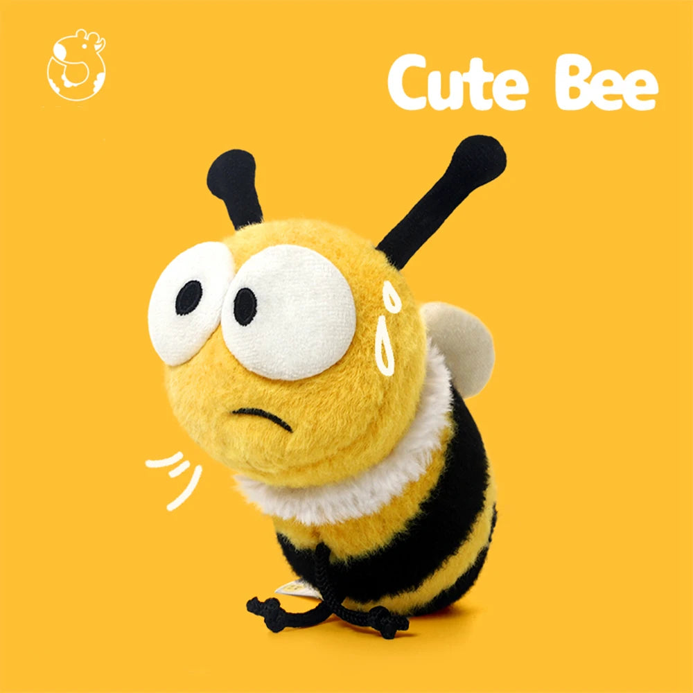 Cartoon Honey Bee Plush Toys Soft Cute Spring Stuffed Animals for Kids Funny Birthday Gift for Girls And Boys