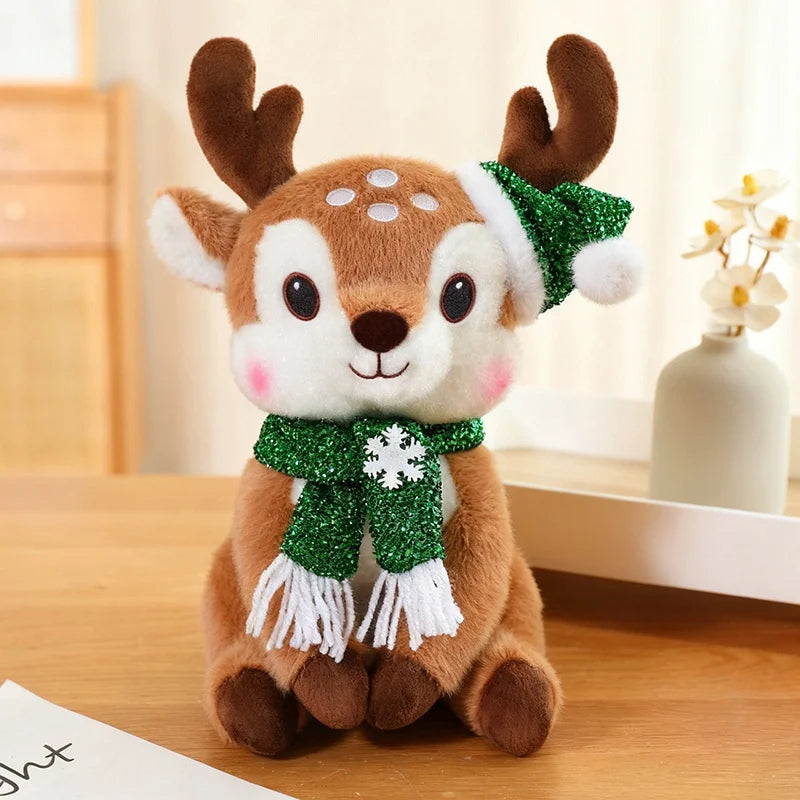 Deer Doll Pillow Stuffed Plush Toy For Kids Kawaii Cartoon Anime Plush Soft Cozy