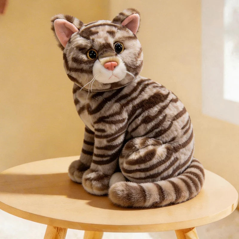 Hot Kawaii Cat Plush Doll Soft Stuffed Animal Simulation Plush Kitten Toys for Children Cartoon Kids Girl Baby Birthday Gift