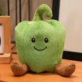 New Creative Cartoon Colored Pepper Plush Toys Stuffed Cozy Smile Vegetables Doll Cute Office Desktop Companion Delicate Gift
