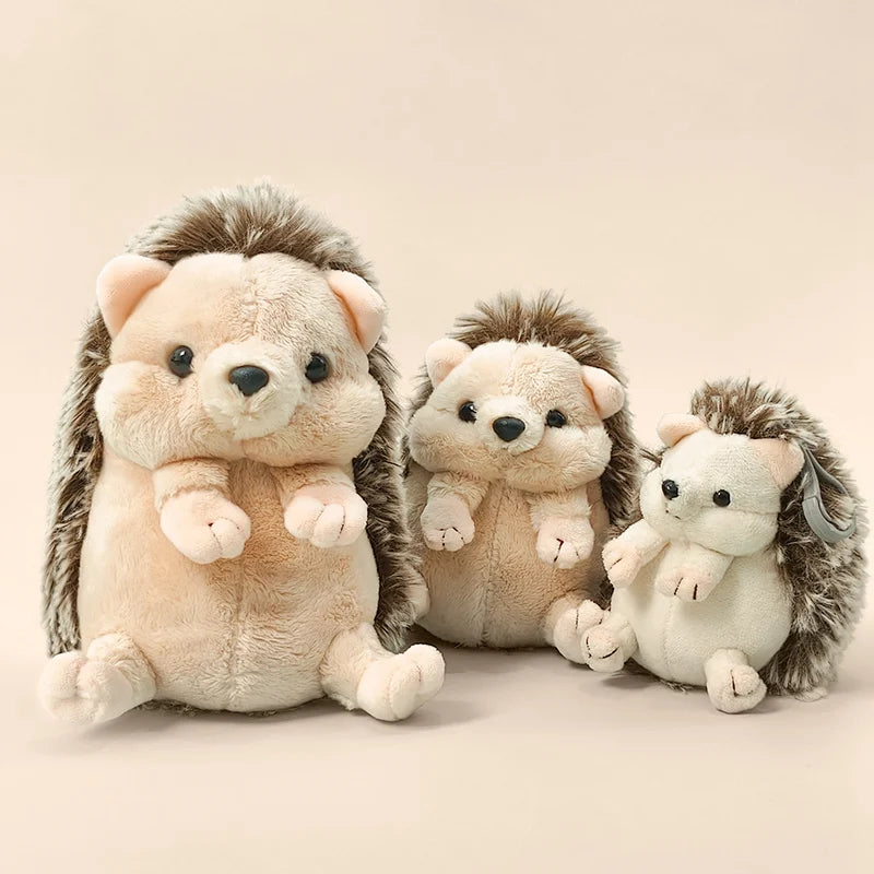 Cute Hedgehog Plush Toy Stuffed Animal Sleeping Companion Doll for Room Decor Adorable Birthday Gift