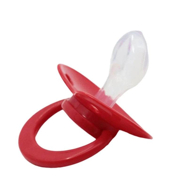 Adult Pacifier for Stress Relief Silicone Simulation Nipple Peace and Relaxation Realistic Soother Toy