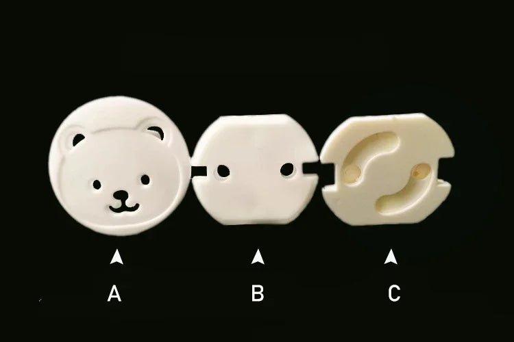 EU Power Socket Electrical Outlet Baby Kids Child Safety Guard Protection Anti Electric Shock Plugs Protector Rotate Cover