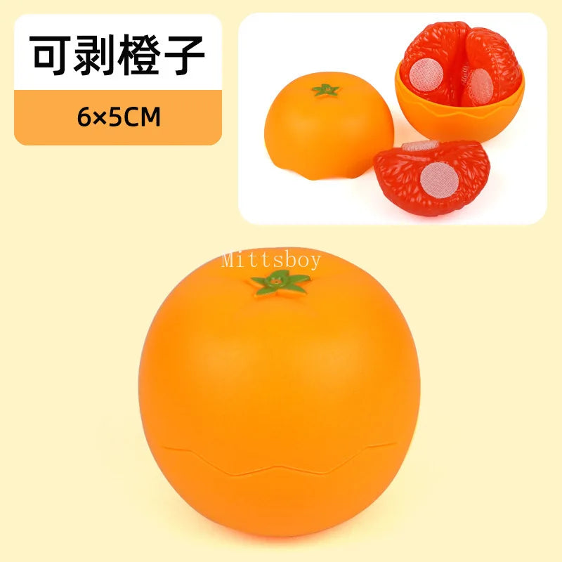 Chechele Montessori Simulation Toy 1 Piece Play House Vegetable Biscuit Bread Baking Educational Toy