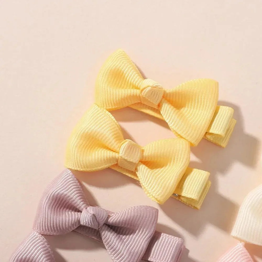 50Pcs 2inch Grosgrain Ribbon Hair Bows Clips for Girls Handmade Bowknot Hairpins Headwear Kids Baby Hair Accessories