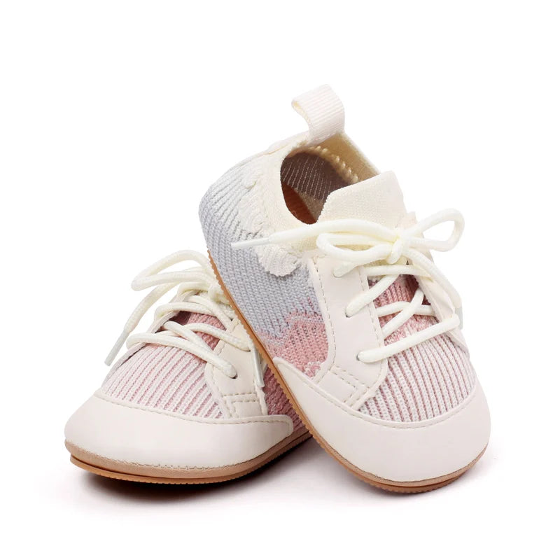 2025 Spring And Autumn 0-18M Baby Boys and Girls Pre-walking Indoor Outdoor Toddler Shoes Casual Sports Style With Soft Sole