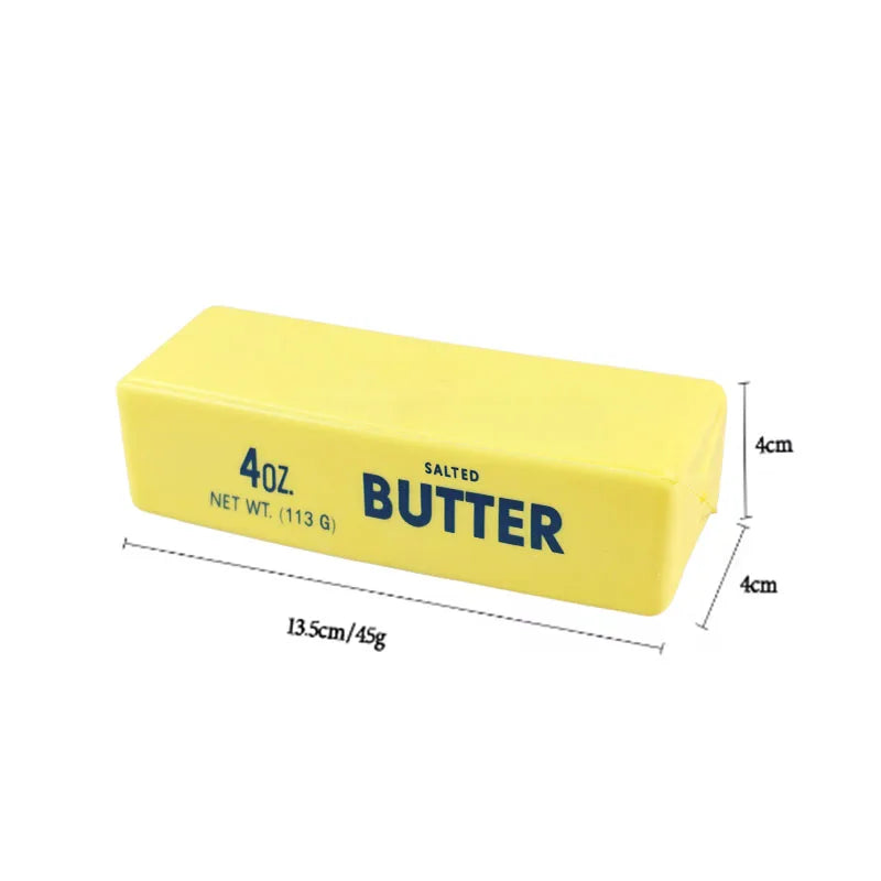 Butter Stick Squishy Fidget Toys Elastic Cheese Stick Funny Squeeze Prank Toy Stress Anxiety Relief Game