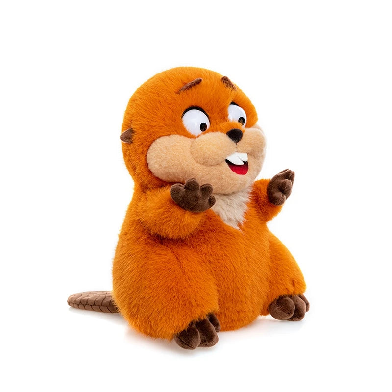 Nice Anime Hoppers Plush Cute King Georges Tom Lizard Plush Soft Stuffed Animal Beaver Plushie Doll Toy Birthday Gift For Kid