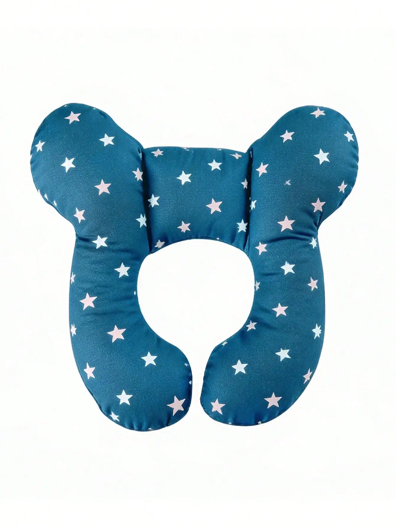 KeaBabies U Shaped Baby Travel Pillow for Neck Support Infant Head Cushion Car Seats Strollers Travel Model U1