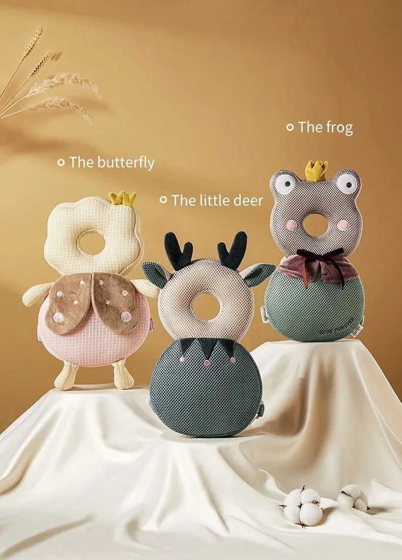 AIBEDILA Newborn Head Back Protector Baby Protect Pillow Learn Walk Headgear Prevent Injured Safety Pad prevention Fall Pillows
