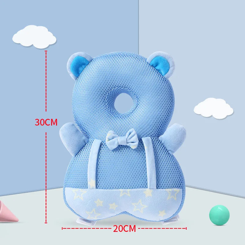 Baby Anti Fall Head Protector Pillow For Newborns Protects Head And Shoulders Cartoon Infant Safety Headrest
