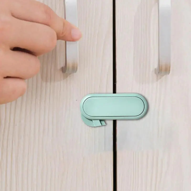 5/10 Pcs Baby Anti Pinch Hand Invisible Lock Children's Drawer Safety Latch Cabinet Door Protection  Opposite Door Wardrobe Lock