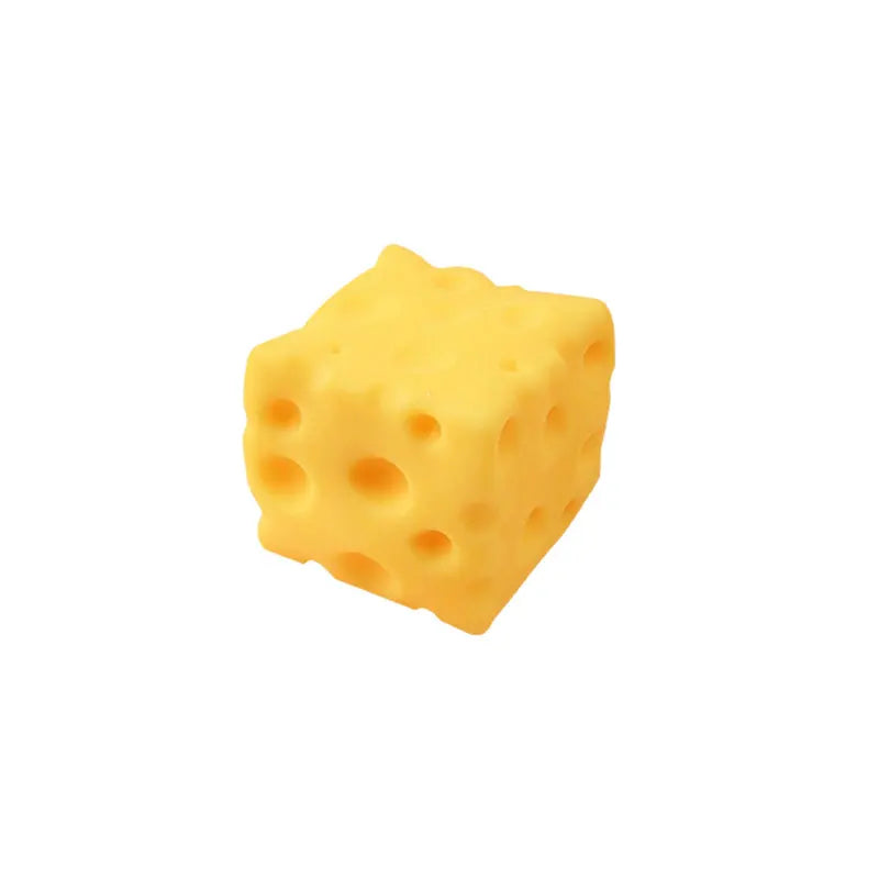 Cheese Squeeze Toy Simulated Cheese Squishy Fidget Toys Low Rebound Shapeable Venting Ball Office Relax Stress Relief Ornament