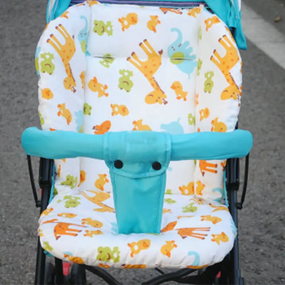 Portable Warm Thick Car Seat Mat Baby Stroller Cushion Pad Kids Highchair Cushion Mat Booster Seats Cushion Feeding Chair Mat
