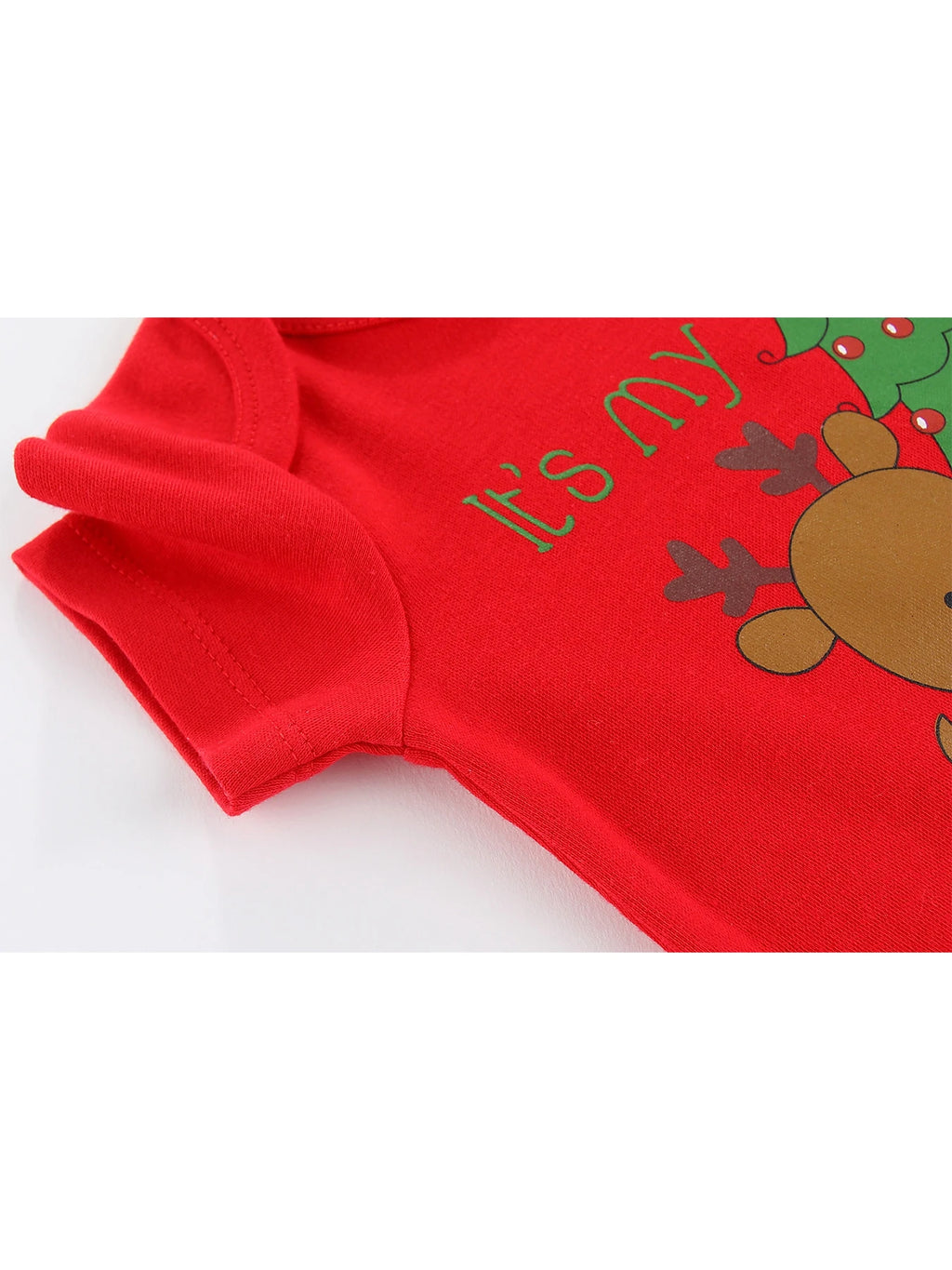 Kiddiezoom 3 Pcs/Lot Christmas Cartoon Baby Boy Girl Bodysuits Soft Newborn Baby Onesies Fashion Baby Clothes