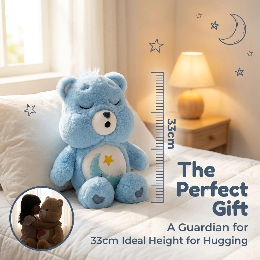 Care Bears Plush Toy 33cm Fluffy Soft Stuffed Bear Cartoon Character Plush Doll Kids Birthday Gift Home Decor Collection For Fan