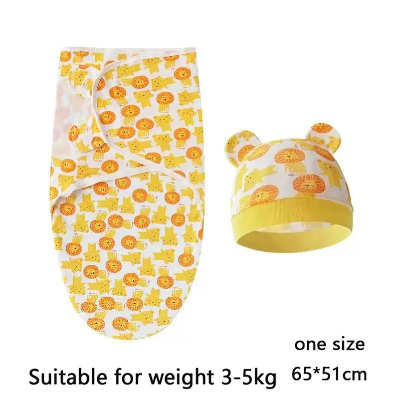Soft Cocoon Newborn Baby Swaddle Wrap Warm Cotton Bedding Blanket Gentle on Skin Gentleman Baby Gift