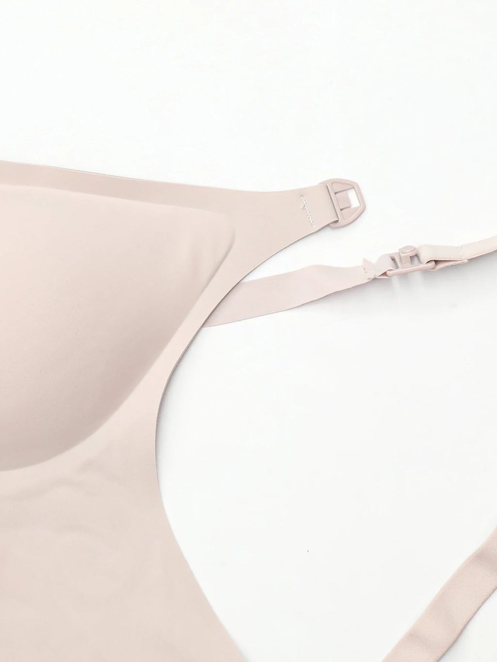 New Pregnant Women'S Front Opening Bra With Comfortable And Seamless V-Neck And Removable Cups Design Daily Breastfeeding Bra