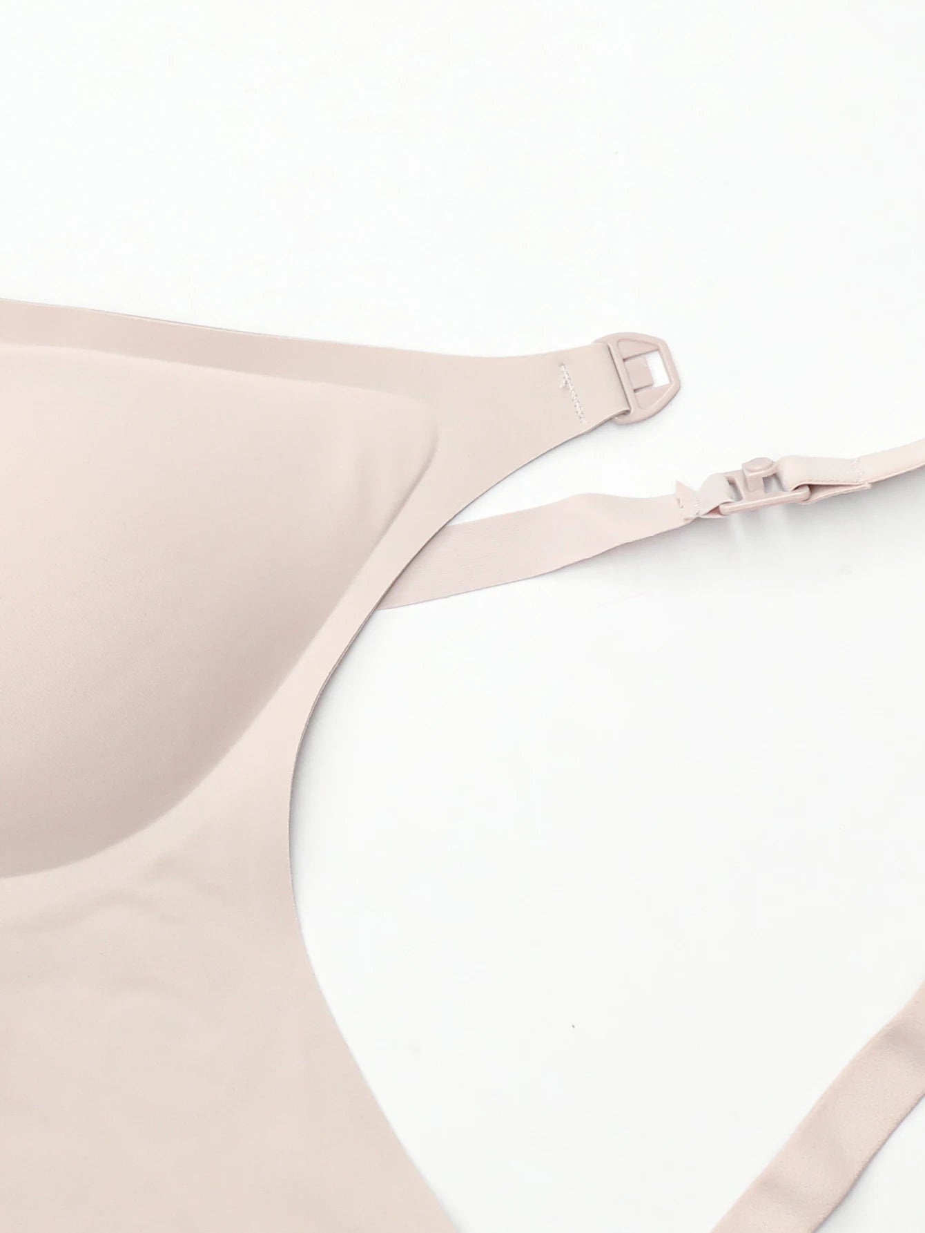 New Pregnant Women'S Front Opening Bra With Comfortable And Seamless V-Neck And Removable Cups Design Daily Breastfeeding Bra