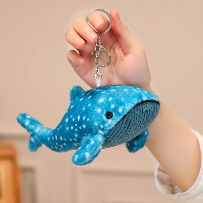 Lovely Whale Plush Toys Stuffed Soft Animal Blue Whale Dolls Kawaii Toy for Birthday Christmas Gift