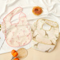 2Pcs/Set Waterproof Baby Bibs,Lively and Adorable Shoulder Design Sleeveless Smock Feeding Bib Apron