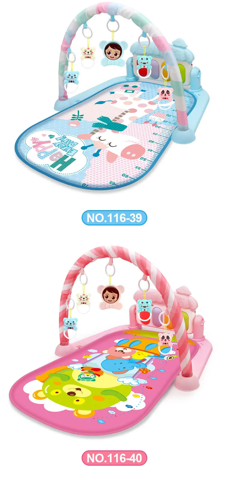 Multifunctional Baby Activity Gym Play Mat Musical Rack Kid Infant Fitness Frame Educational Crawling Carpet Toy Children Gift