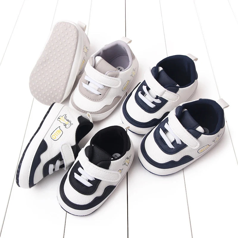 2025 New Style Spring and Autumn Baby Shoes for 0-18 Months Front Step Baby Soft-Tread Casual Shoes Cute Design BB2313