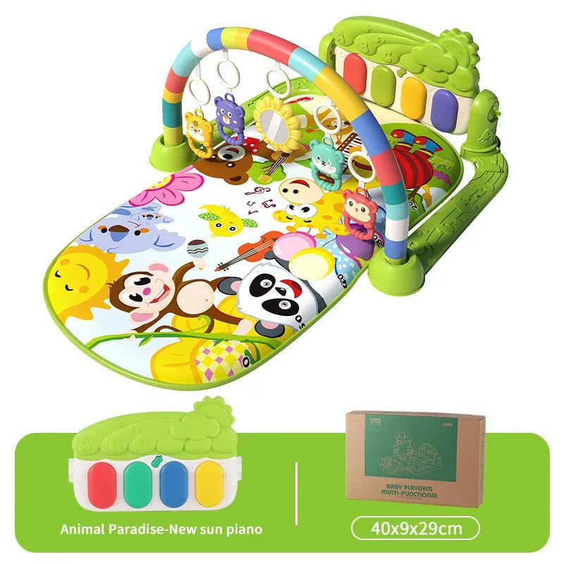 Multifunctional Fitness Frame Baby Floor Mat Play Gym With Piano Keys And Educational Toys Model 001