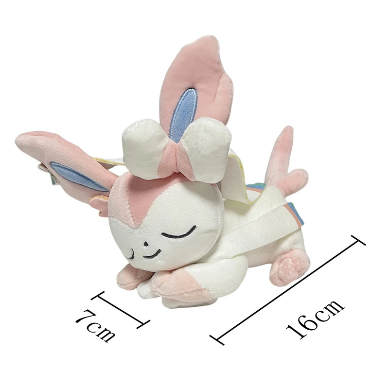 Pokemon Plush Vaporeon Sleeping Series Eeveelution Eevee Evolution Leafeon Glaceon Sylveon Stuffed Doll Charizard Pikachu Doll