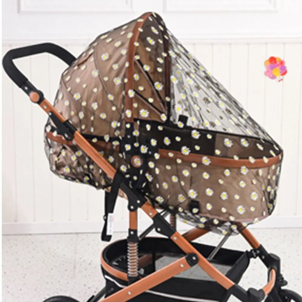 Star Pattern Anti-mosquito Gauze Pram Net Stroller Accessory Baby Sunshade Mosquito Net Baby Stroller Mosquito Curtain
