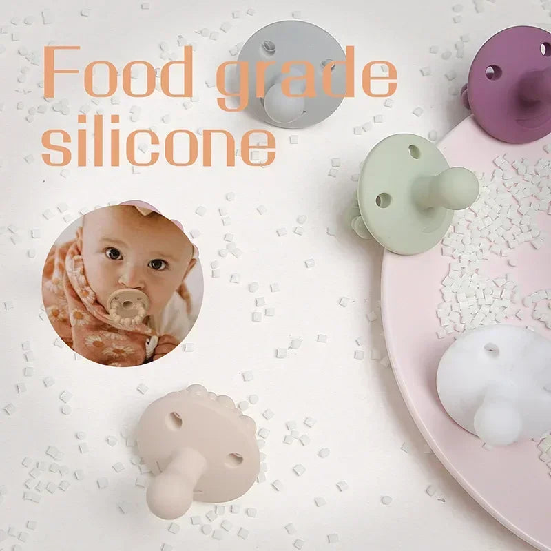 1PCS Baby Silicone Pacifier BPA Free Food Grade Care Product Soft Baby Nipple Soother Pacifier Newborn Nursing Accessories Toys