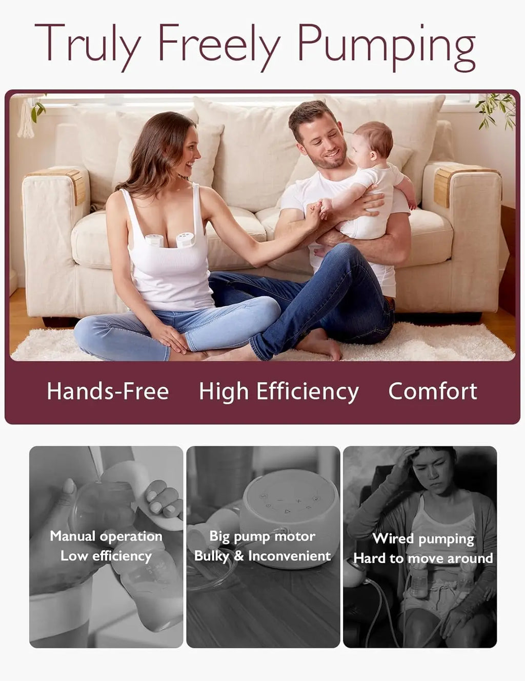 Momcozy Double Breast Pump S12 Pro Hands-Free
