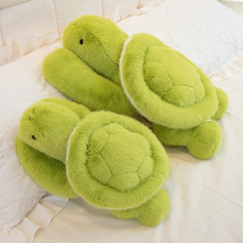 New Lovely Turtle Plush Toys Cozy Fluffy Lying Prone Cartoon Tortoise Throw Pillow Back Cushion Kawaii Home Decor Funny Gift